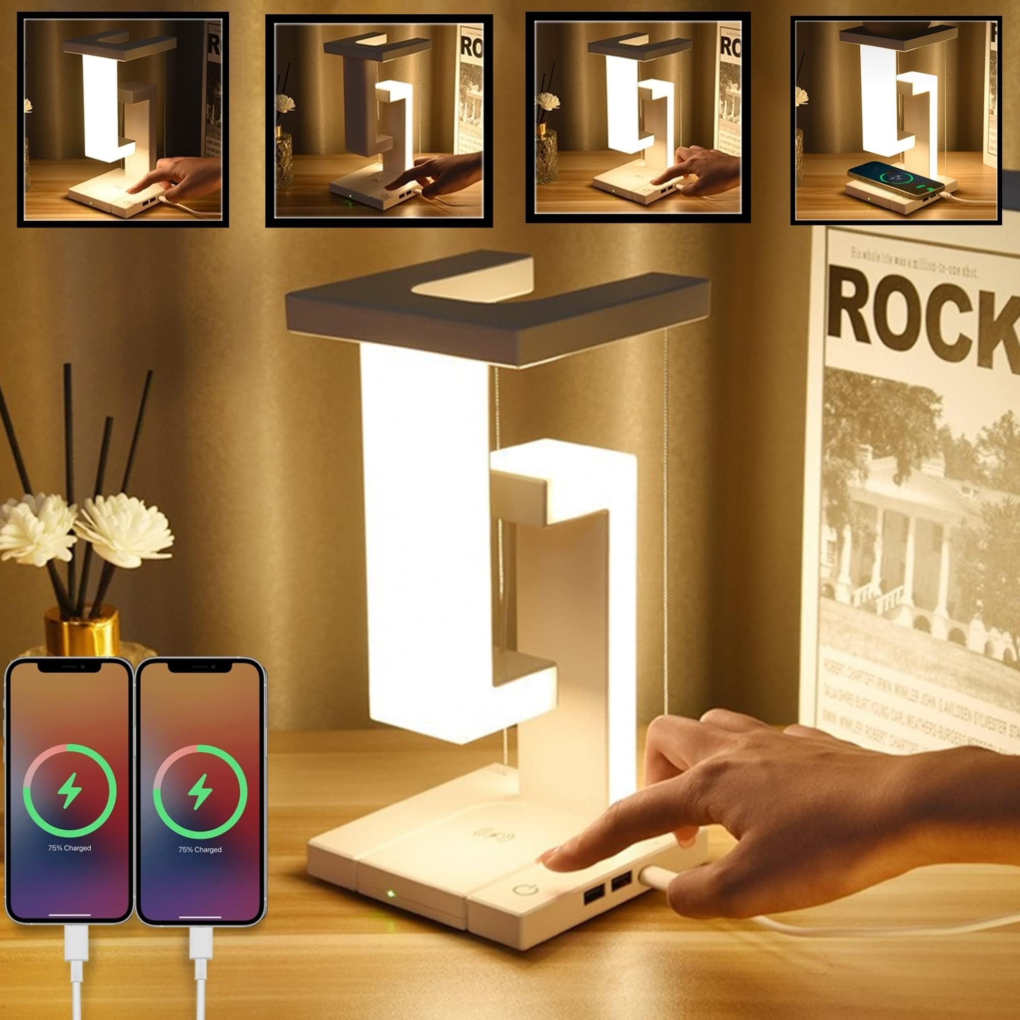 Wireless Charging Table Lamp